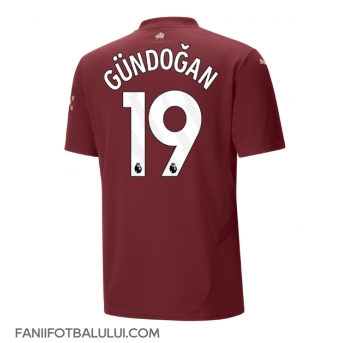Manchester City Ilkay Gundogan #19 Tricou Fotbal Replică 2024-25 Barbati Treilea